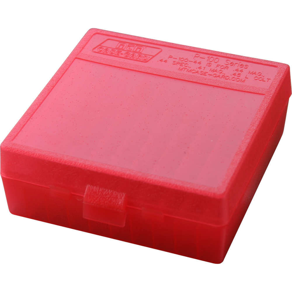 Misc. Accessories MTM Case Gard 44M/45L MTM P1004429    100RD PSTL BOX 44M-45L         RED